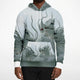 White Dragon Pull-Over Hoodie