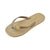 Gold Shell - Studs Flat Women's Flip Flops Sandal