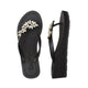 Manhattan Crystal - Rhinestone Mid Wedge Women's Flip Flops