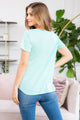 Triblend V-Neck Band Top