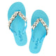 Greenwich - Rhinestone Flat Women's Flip Flops Sandals