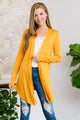 Drapey Open Front Cardigan