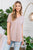 Triblend V-Neck Band Top