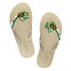 Palm Tree - Flat Women's Flip Flops Sandal