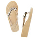 Nomad - Rhinestone Mid Wedge Women's Flip Flops