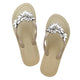 Manhattan Crystal - Rhinestone Flat Women's Flip Flops Sandal