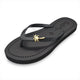 Gold Palm Tree - Studs Flat Women's Flip Flops Sandals