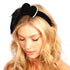Feathered Bow Headband