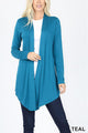 Drapey Open Front Cardigan