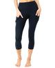 Jolie High-Waisted Capri Leggings With Hip Pockets