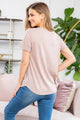 Triblend V-Neck Band Top