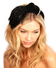 Feathered Bow Headband