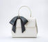 Cottontail - White+Black Vegan Leather Bag