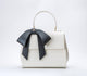 Cottontail - White+Black Vegan Leather Bag