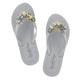 Blue York - Rhinestone Flat Women's Flip Flops Sandal