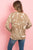 Kangaroo Pocket Tie Dye Long Sleeve Top