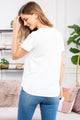 Triblend V-Neck Band Top