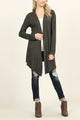 Drapey Open Front Cardigan