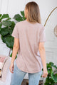 Triblend V-Neck Band Top