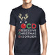 Rudolph OCD - Obsessive Christmas Disorder - Unisex/Men's T-Shirt