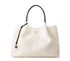 Naomi - White Vegan Leather Tote Bag