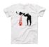 Banksy Lovesick Girl Throwing Up Hearts Artwork T-Shirt