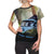 Volkswagen Camper In The Woods - Designer Woman's T-Shirt - Retro Collection