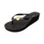 Gold Shell - Mid Wedge Women's Flip Flops