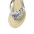 Manhattan Crystal - Rhinestone Mid Wedge Women's Flip Flops