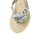 Manhattan Crystal - Rhinestone Mid Wedge Women's Flip Flops