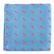 Trout Pocket Square - Light Blue