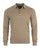 ZIMEGO Men's Casual Polo Sweater - Long Sleeve Pullover Button Knit Shirt