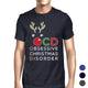 Rudolph OCD - Obsessive Christmas Disorder - Unisex/Men's T-Shirt