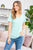 Triblend V-Neck Band Top