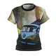 Volkswagen Camper In The Woods - Designer Woman's T-Shirt - Retro Collection