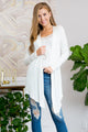 Drapey Open Front Cardigan