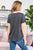 Triblend V-Neck Band Top