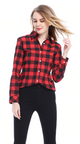 Cemizo Long Sleeve Flannel Shirt - Red