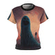 Monster's Graveyard - Designer Woman's T-Shirt - Halloween Collection