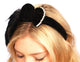 Feathered Bow Headband