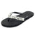 Greenwich - Rhinestone Flat Women's Flip Flops Sandals