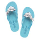 Manhattan Crystal - Rhinestone Flat Women's Flip Flops Sandal