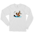 Calvin and Hobbes Dancing With Record Player Long Sleeve Shirt